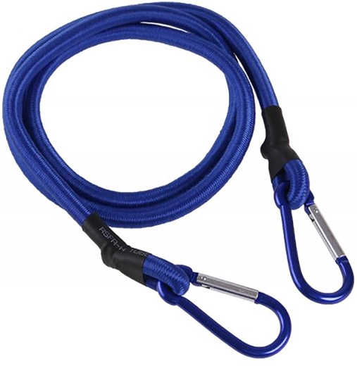 Elastična pritrditvena vrv z vponkami 1 m