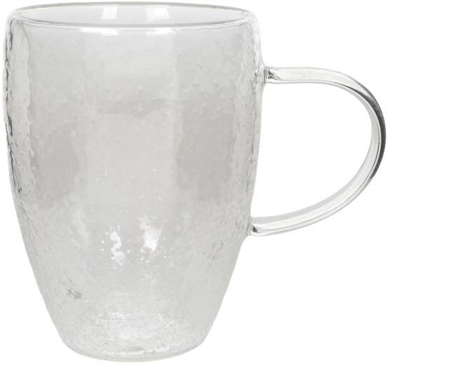 Set 2 termo kozarcev FROST z dvojno steno in ročajem 340 ml