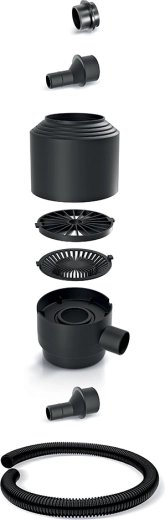 Notranji filter grobih nečistoč za žlebni odtok s cevjo (8-delni komplet)