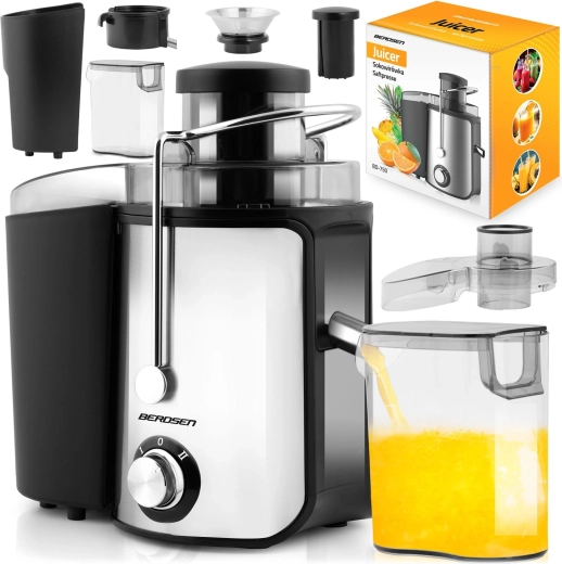 Centrifugalni sokovnik BERDSEN BD-750 600 W črn