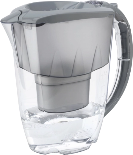 Filtrirni vrč Maxfor Amethyst za vodo 2,8 l z vložkom B100-25, siv