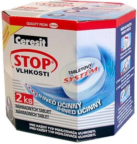 Polnilo za absorber vlage CERESIT AERO 360 – 2× 450 g tableta