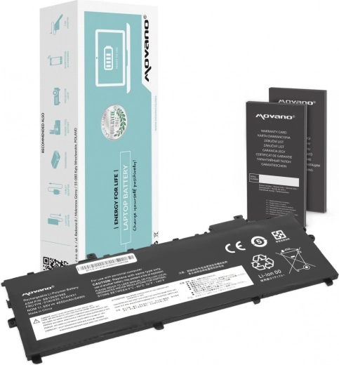 Baterija Movano za Lenovo ThinkPad X1 Carbon (2017–2018) 4650 mAh 54 Wh