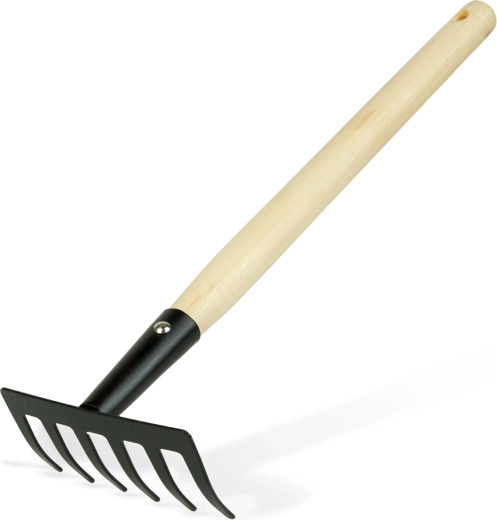 Vrtne grablje z lesenim ročajem, 50 cm