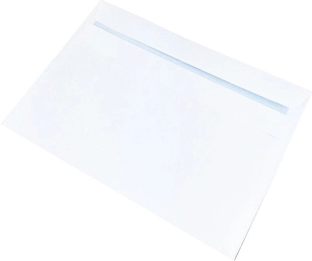 Kuverte C6 samolepilne, bele, brez okenca, 50 kos