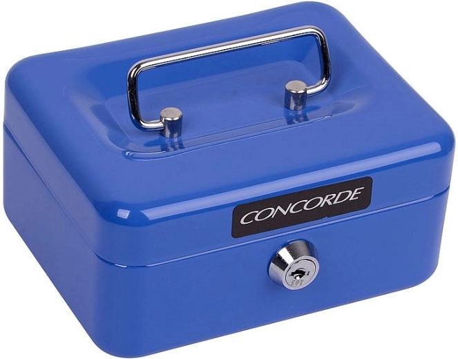 Kovinska blagajna Concorde 11 modra