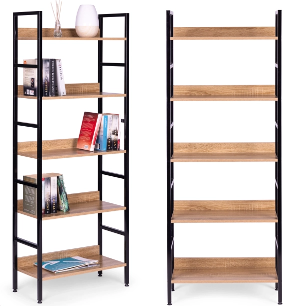 Moderna knjižna omara s 5 policami