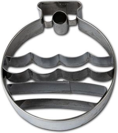 Modelčki za piškote – božične krogle, 7–8 cm, srebrna