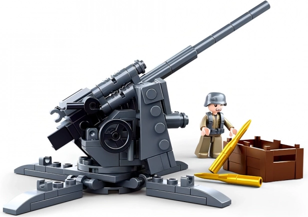 Sluban Army WW2 M38-B0852 Protit letalskim topom