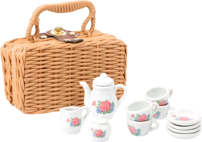 Small Foot Coffee Set in a Suitcase