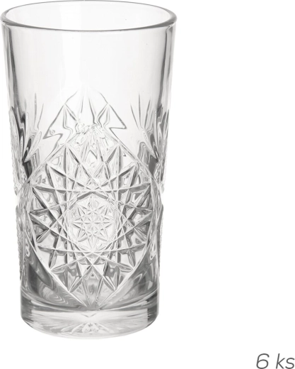 Kozarec Hobstar 355 ml, prozoren, komplet 6 kosov
