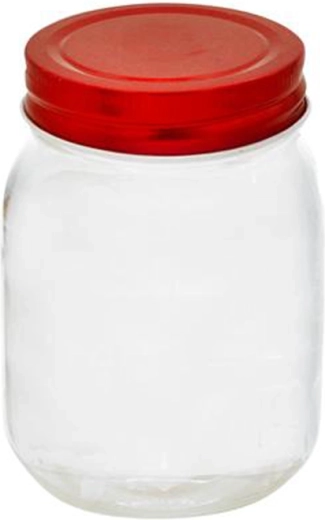 Kozarec za vlaganje z navojnim pokrovčkom TORO 380 ml