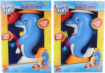 Delfin za vodo – vodni mlinček s priseski