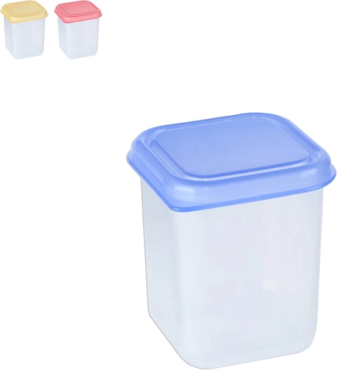Plastična doza mini kvadrat 0,2 l mix