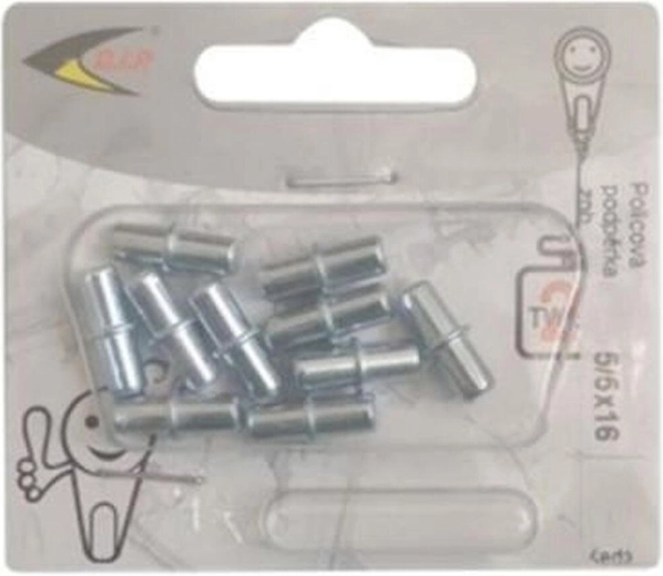 Pohištna podpora 5/5 pocinkana, 10 kosov v blisterju