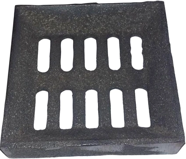 Litoželezna rešetka 135 × 135 mm za peči ABX