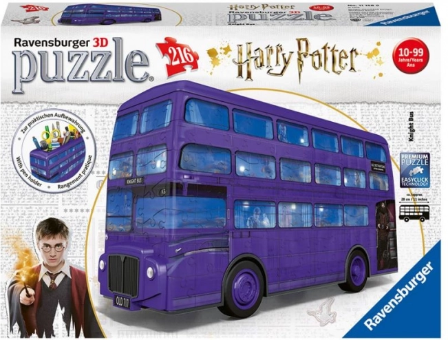 3D sestavljanka Harry Potter Čarovniški avtobus 216 koščkov