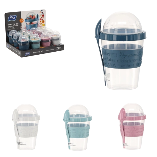 Posodica za jogurt TITIZ Take & Go 600 ml z žličko