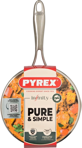 Lonec Infinity s pokrovom 20 cm, 2,5 l, nerjavno jeklo