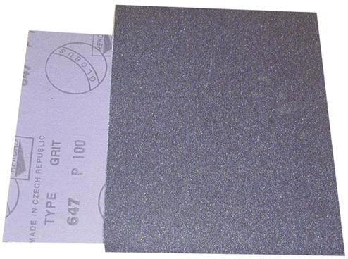 Abrasive cloth for metal and wood, grit 220, 230 × 280 mm