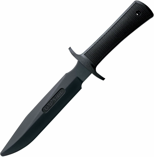 Trening nož iz gume COLD STEEL Military Classic 17 cm, črn