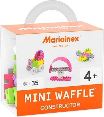 Mini Waffle konstrukcijske kocke za deklice, 35 kosov