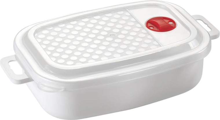 Plastična posoda za mikrovalovno pečico HEIDRUN 1,5 l s pokrovom