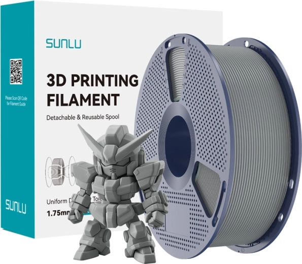Sunlu PLA+ 2.0 filament siv 1,75 mm