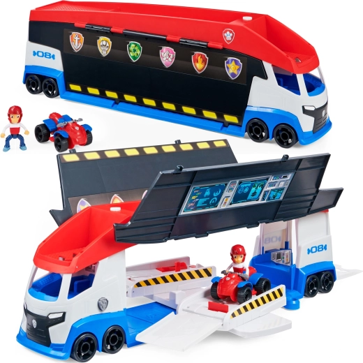 PAW PATROL Veliki patruljnik 2.0 – tovorno vozilo z Ryderjevim štirikolesnikom