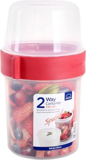 Lock&Lock posoda za shranjevanje hrane 2v1 560 ml + 310 ml
