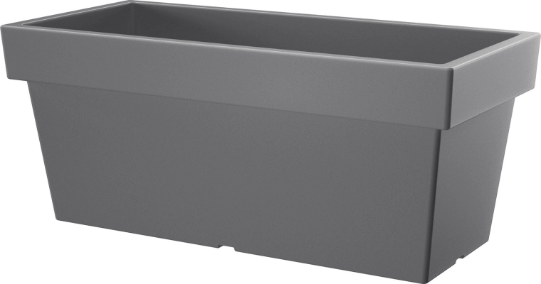 Vrtni plastični koritnik Lofly Case 99 cm – sivi kamen