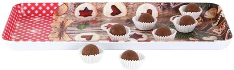 Melaminski servirni pladenj TORO z motivom linškega 35 × 16,5 cm