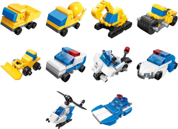 Qman Konstruktor Policijski Inženirski Tim 3v1