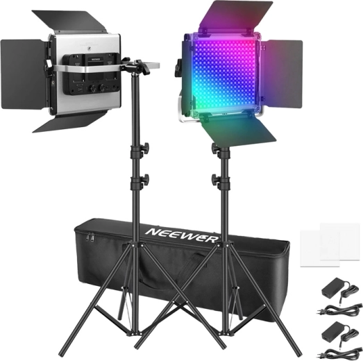 Neewer LED luč x660 pro II RGB (komplet s stojali)
