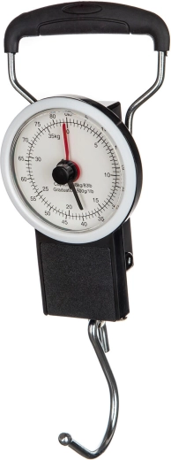 Potovalna viseča mehanska tehtnica 38 kg z merilnim trakom