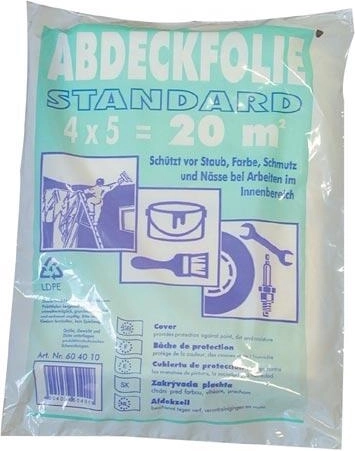 Prekrivna folija 4 × 5 m, 7 µm