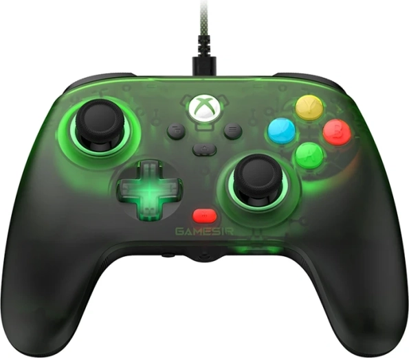 GameSir t7 pro žični igralni krmilnik za Xbox in PC (retro zelena)