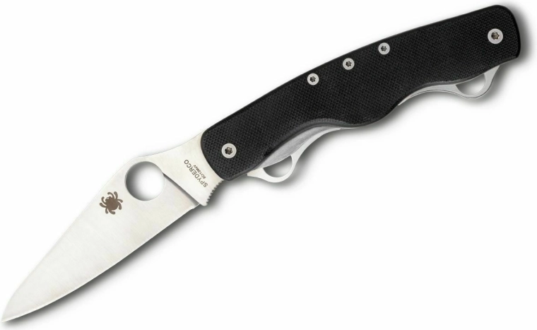 Žepni nož Spyderco ClipiTool Standard G10, 8,9 cm, črn, 2 dodatni rezili