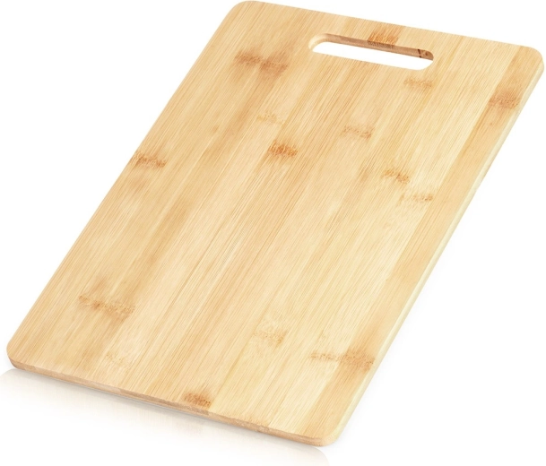 Bambusna deska za rezanje z ročajem 35,5 × 25,5 cm