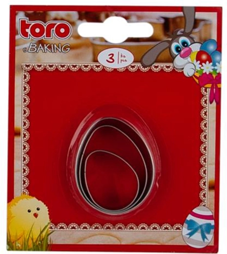 Set velikonočnih modelčkov – jajce, 3 kosi