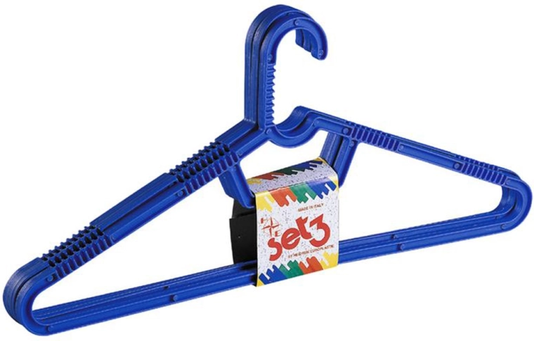 Plastična obešala HEIDRUN, komplet 3 kos