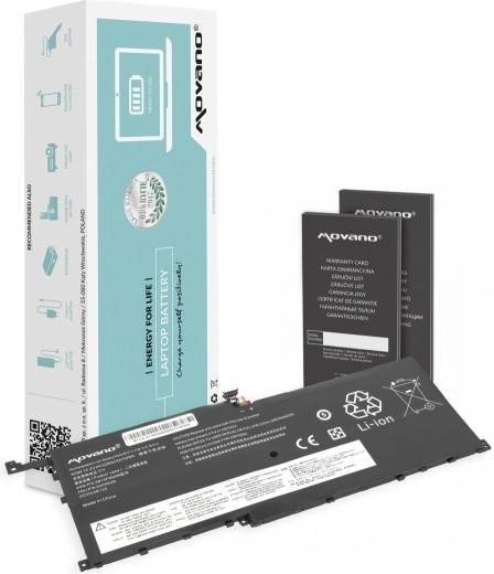 Movano baterija za Lenovo ThinkPad X1 Carbon (20FB) 3290 mAh (50 Wh)