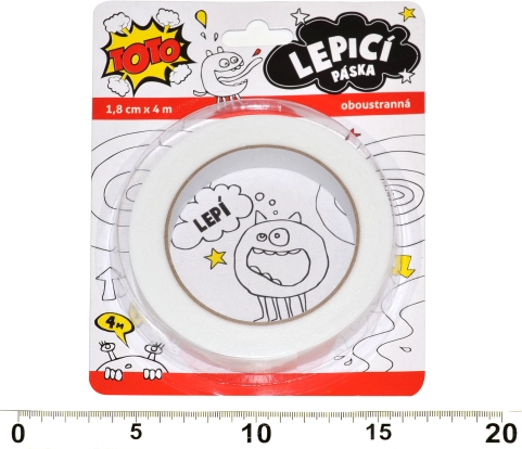 Obojestranski lepilni trak 18 mm x 4 m