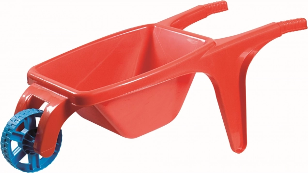 Androni samokolnica XL globoka – dolžina 69 cm – Rdeča