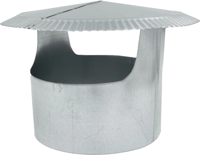 Dimniška kapa 160 mm pocinkana