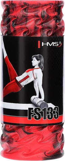 Masažni penasti valj HMS FS133 33 cm rdeč