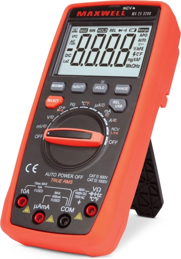 Maxwell 5-in-1 Digital Multimeter with USB PC Connection