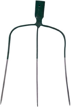 Vile bavorke s 3 zobmi brez ročaja