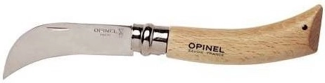 Opinel N°08 VRI vrtnarski zložljivi nož za obrezovanje 8 cm, bukov ročaj