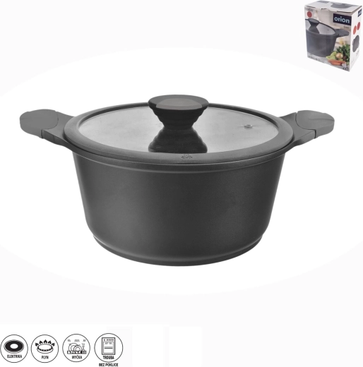 Lonec GALI 4,5 l s steklenim pokrovom
